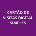 Cartão de visitas digital simples